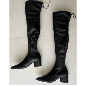 NWT | MANGO Over-the-Knee Wide Calf Boots | Sz 9